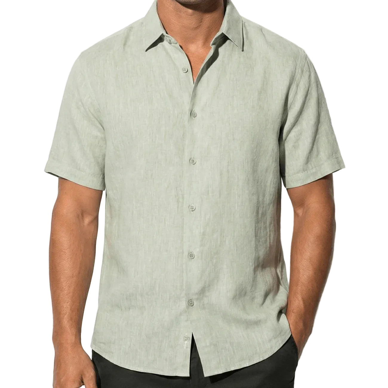 Men’s Collared Short Sleeve Shirt