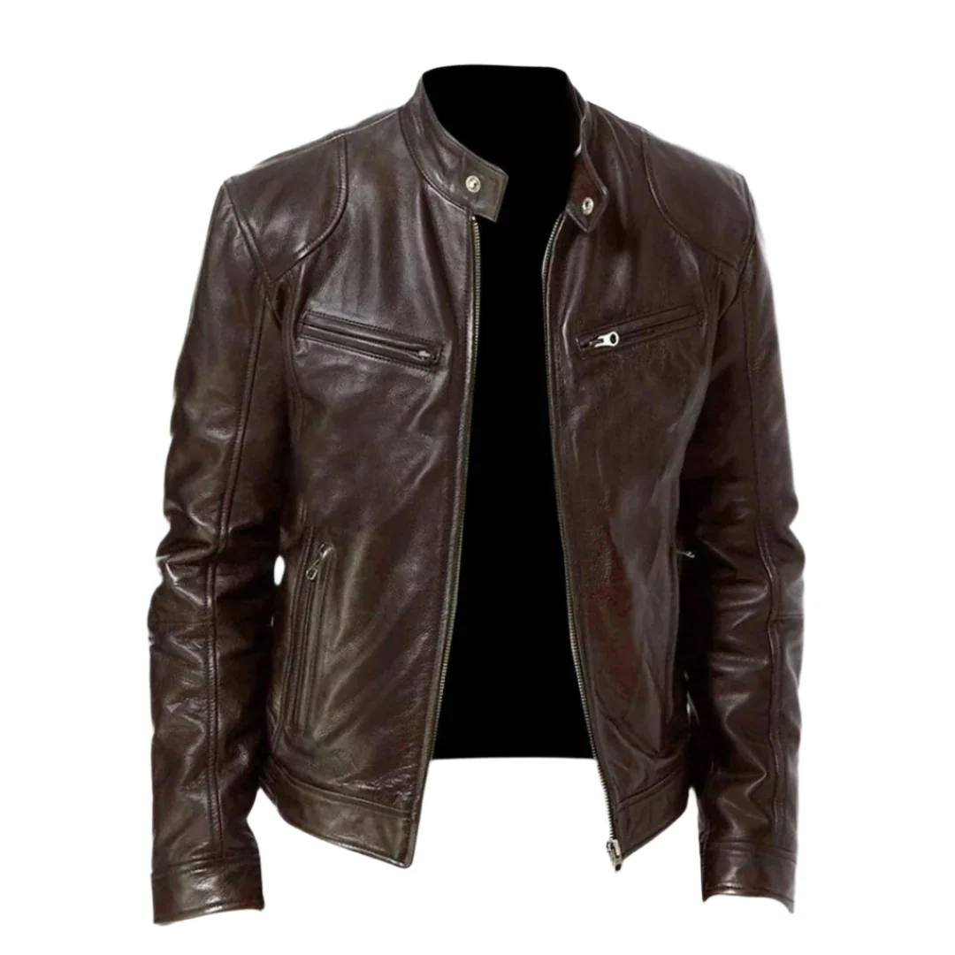 Men’s Fitted Motorcycle Style Jacket