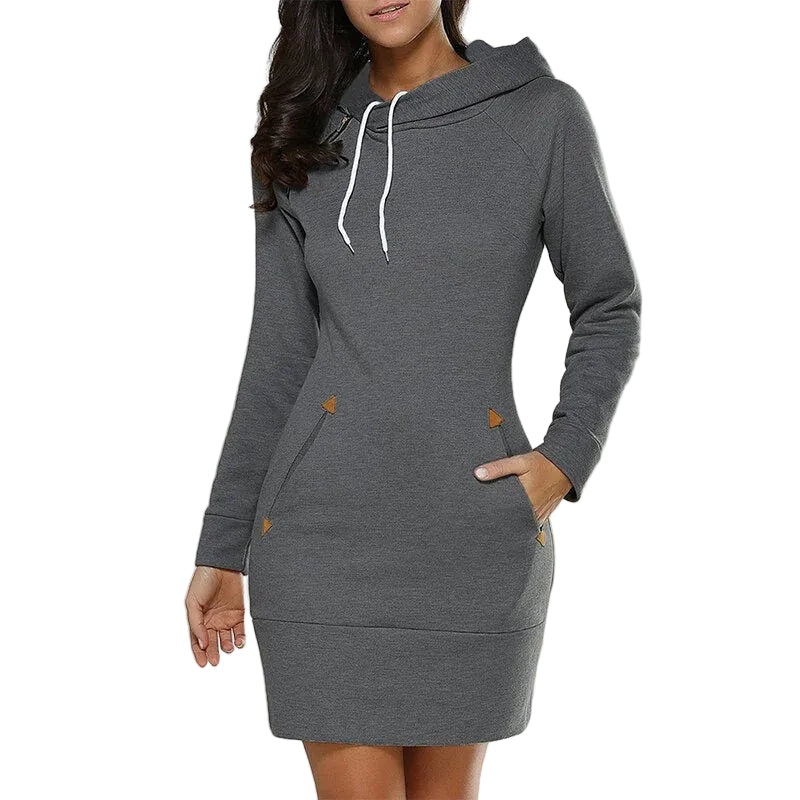 Women’s Long Sleeve Hoodie Dress