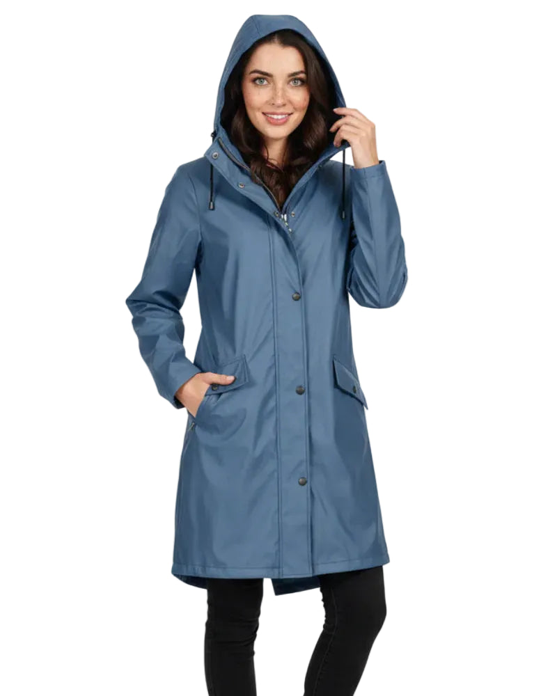 Women’s Zip Front Hooded Jacket with Side Pockets